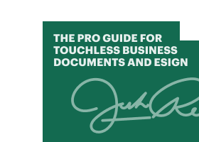 Touchless business documents and eSignatures
