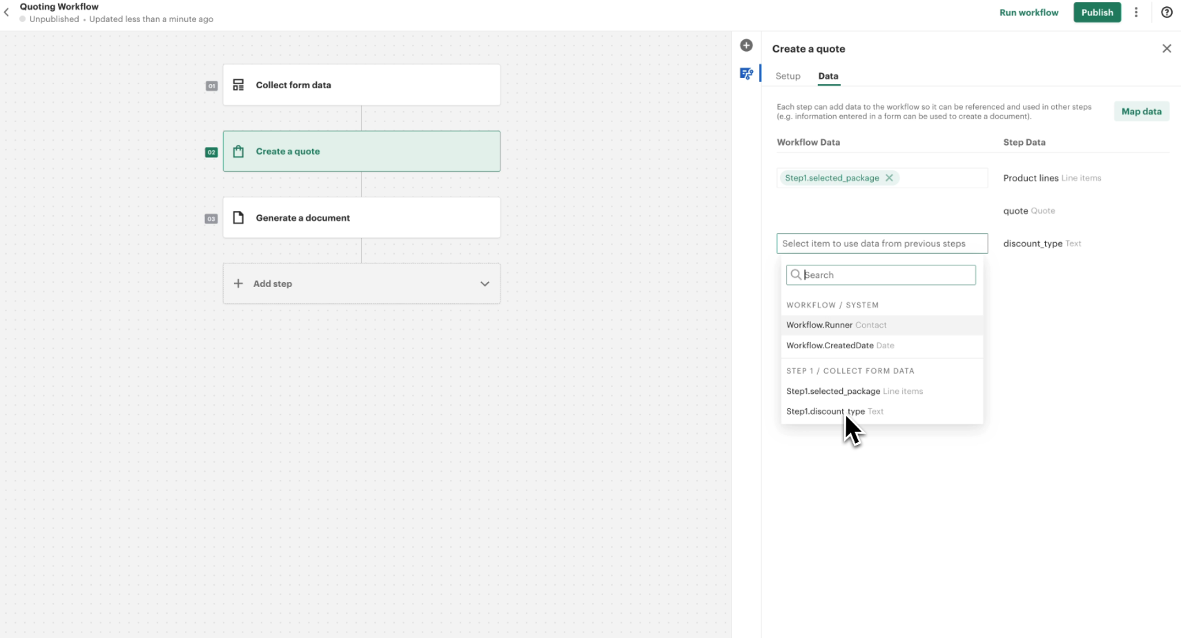 Pass the Data from Form to Initialize Discount